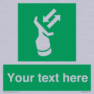 Custom sign safe condition Search and rescue transponder